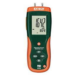 Extech HD700 Differential Pressure Manometer, 2PSI