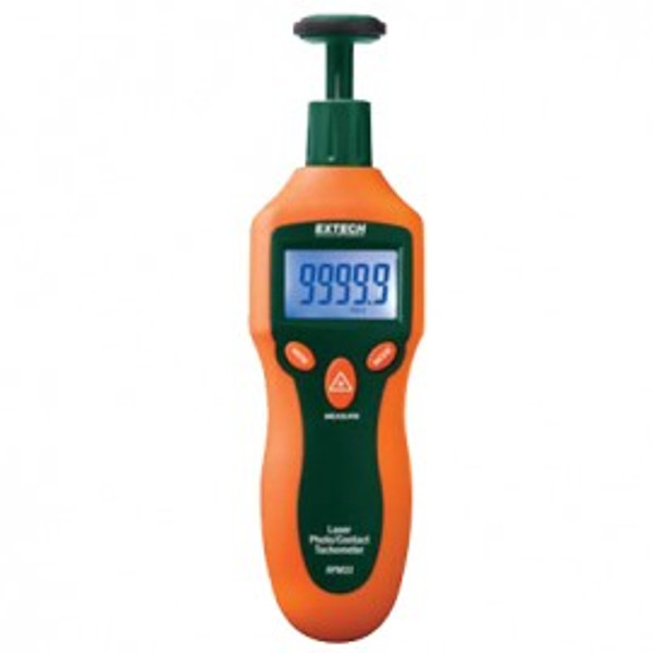 Extech RPM33-NIST Contact/Laser Tachometer,    includes Traceable Certificate