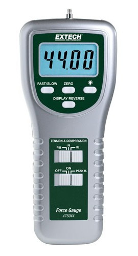 Extech 475044 High-Capacity Digital Force Gauge, 44 lbs
