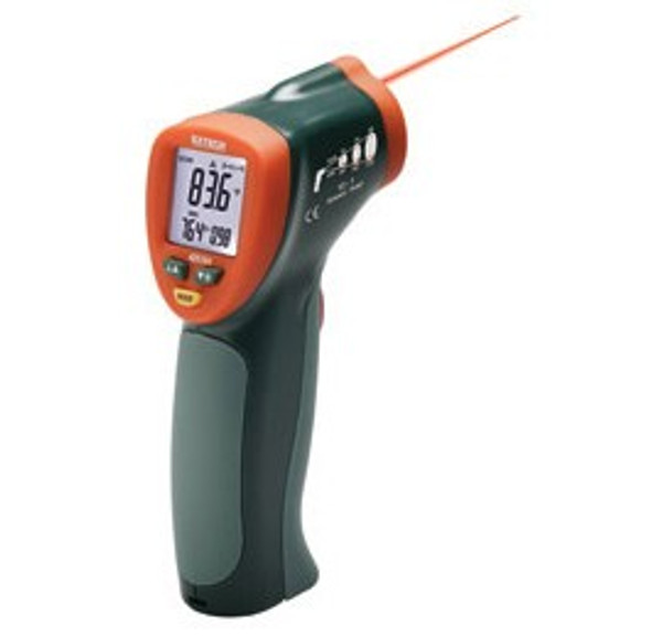 Extech 42510A-NIST 12:1 Mini IR Thermometer, -25 to 1200°F,  includes Traceable Certificate