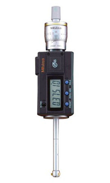 Mitutoyo 468-263 Series 468 Digimatic Holtest 3-Point Internal Micrometer, 0.425 To 0.5", Sae/Metric