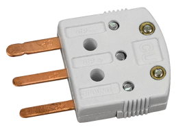 AEMC 5000.82 3-Prong Mini Flat Pin Connector for Thermocouple, RTD