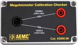 AEMC 5000.66 MegohmMeter Calibration Checker, 150k?/100m?