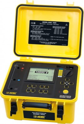 AEMC 6550 Megohmmeter with DataView Software, 10 kV