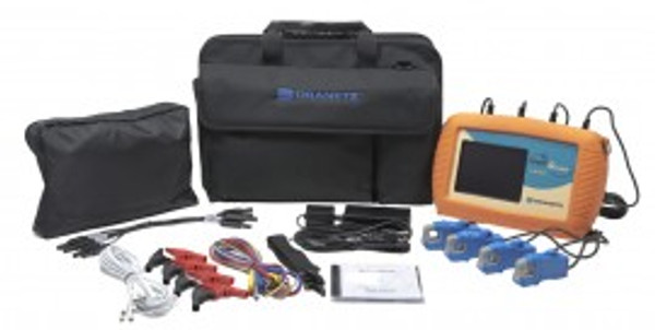 Dranetz DBPG550PKG PowerGuide 4400 Power Quality Analyzer with Four 100A Clamp-On Current Transformers