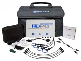 Dranetz HDPQ-SPGAMFLEX3PKG Guide SP Power Quality Analyzer Package with four mini flexible current transformers, 3/30/300 A