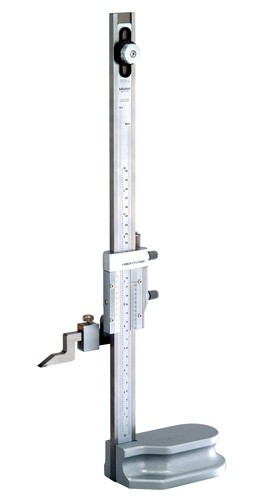 Mitutoyo 514-103 Series 514 Standard Vernier Height Gauge with Adjustable Main Scale, 0 to 12", SAE/Metric