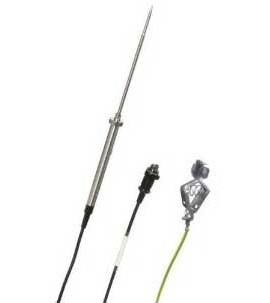 Testo 0628 2232 Robust Immersion/Penetration Probe for Zone 0, 1 and 2, Stainless Steel