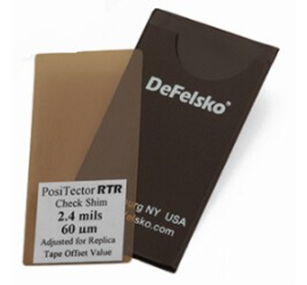 DeFelsko RTRCHKSHIM04 PosiTector RTR Check Shim
