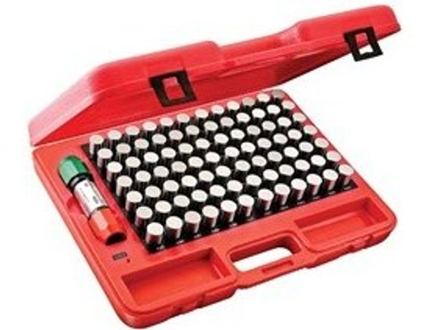 Starrett S4012-916 Precision Steel Pin Gage Set, .833 to .916" (+)