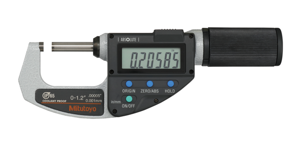 Mitutoyo 293-676-20 Digital Absolute Micrometer Quickmike 0-1,2", Digimatic