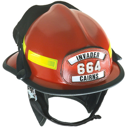 MSA 664FSR Cairns Invader 664 Modern Style Fire Service Fire Helmet - Each