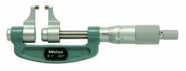 Mitutoyo 143-121 Series 143 Caliper-Type Micrometer, 0 to 1"