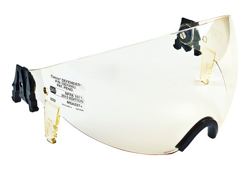 MSA 10077118 Defender Visor Tuffshield Replacement Lens Assembly - Each