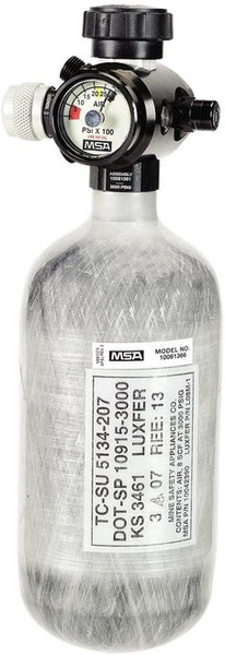 MSA 10042420-SP PremAire Air Cylinder & Valve Assembly - Each