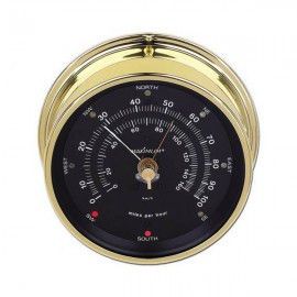 Maximum Maestro MAB Analog Wind Speed and Direction Instrument, Brass Case and Black Dial