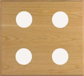 Maximum PO4 4-Instrument Panel, 18 x 20in, Oak