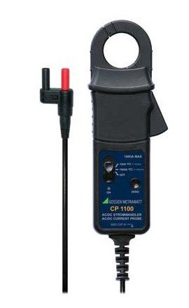 Gossen Metrawatt Z203B CP1100 AC/DC Current Sensor Clamp, 0.5 to 100, 5 to 1000 A/DC, 10 mV/A, 1 mV/A AC/DC