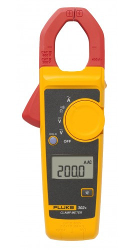 Fluke 302+ Digital Clamp Meter, 600 V, 400 A