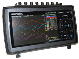 GRAPHTEC GL980 High-Speed and High Voltage Data Logger with 7" color display, 8-channel