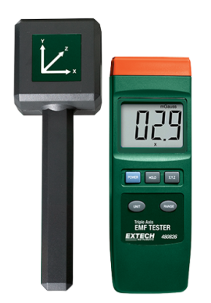 Extech 480826 Triple Axis EMF Tester, 30 to 300 Hz