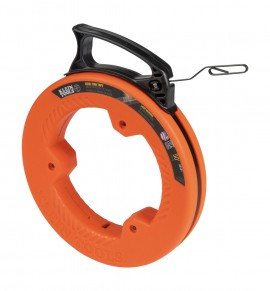 Klein Tools 56331 Steel Fish Tape, 0.125" x 50'
