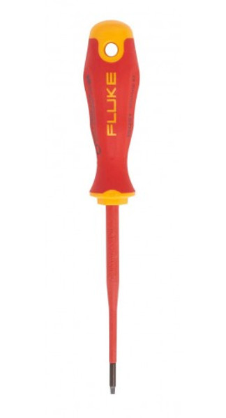 Fluke ISQS1 Insulated Robertson Screwdriver #1, 4", 1000 V