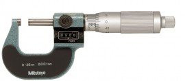 Mitutoyo 193-111 Outside Micrometer, 0 to 25 mm, 0.001 mm