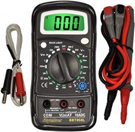 Triplett BBT858L Pocket Digital Multimeter with temperature measurement, 3.5 digit