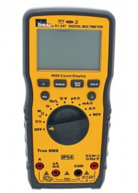IDEAL Industries 61-347 Test-Pro Handheld Digital Multimeter