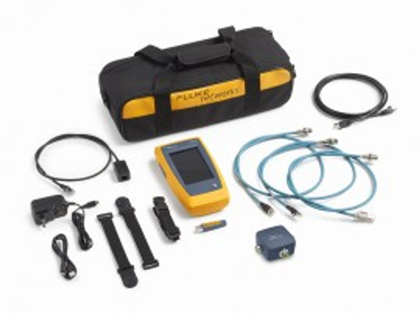 Fluke Networks LIQ-DUO-IE LinkIQ Duo Cable, Network and Wi-Fi Tester with multi-connector adapter and magnetic strap