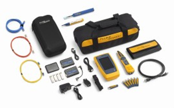 Fluke Networks LIQ-KIT-FMC LinkIQ Cable and Network Tester Advanced Kit and Fiber Kit, 1 and 10 Gb/s
