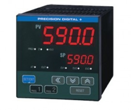 Precision Digital PD558-6RB-25 Nova Ramp and Soak Controller, 3 relay/2 current output, 1/4 DIN