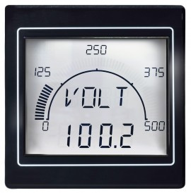 Trumeter APM-MAX M21 High-Voltage Advanced Panel Meter with positive LCD, 100 to 240 V AC, Modbus RTU and TCP/IP