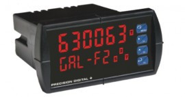 Precision Digital PD6300-6R3 ProVu Pulse Input Flow Rate/Totalizer Digital Panel Meter, 4 to 20 mA, VAC