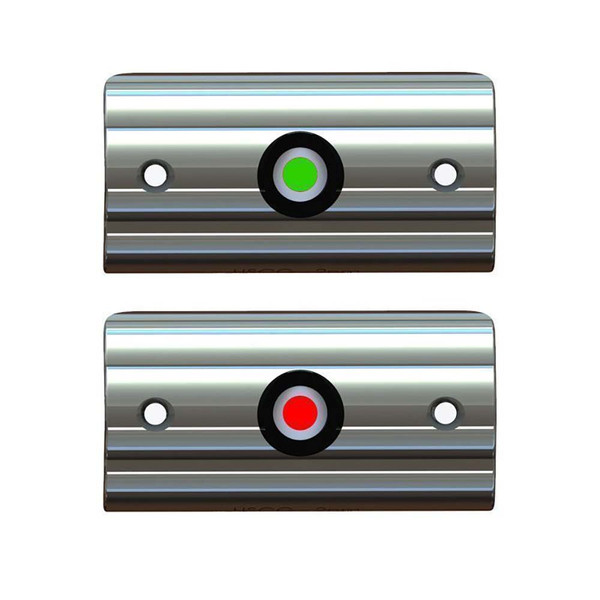 TACO Rub Rail Mounted Navigation Lights for Boats Up To 30' - Port & Starboard Included