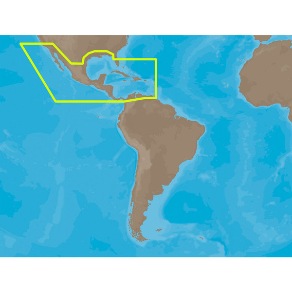 C-MAP MAX NA-M027 - Central America & The Caribbean - SD Card