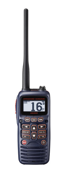 Standard Horizon HX320 Handheld VHF 6W, Bluetooth, USB Charge