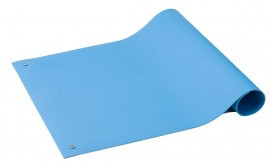 ACL Staticide 6672436 SpecMat-H Static Dissipative Homogeneous Material Roll, medium blue, 24 x 36"