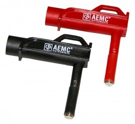 AEMC 5000.43 Magnetized Voltage Probes, Colour Coded, Set of 2