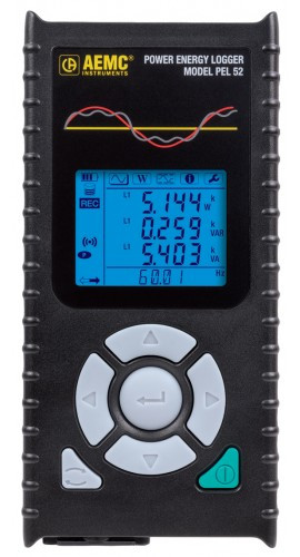 AEMC PEL 52 Power and Energy Logger with sensors, 10 to 600 V, CAT III 600 V