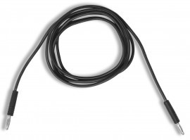Cal Test CT2143-100-0 Plug to Plug Wire, 100 cm, black