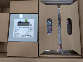 Leviton 2K480-2SW Indoor Three Phase Meter Kit, 277/480V, 200A with 3 Solid Core CTs, Clearance Pricing