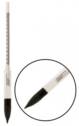 VEE GEE 6603DS-2, Dual Scale Hydrometer, Specific Gravity 1.200 to 1.420, Baume 25 to 42