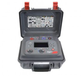 Megger S1 Series Insulation Resistance Tester and Megohmmeter with PI Predictor Function and Re-Act Mode, 15 kV, 35 Tohms