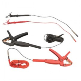 Megger 1013-440 Transmitter Output Cables for the MGFL100 battery ground fault locator, red/black, 2-pack