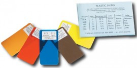 DeFelsko STDSHIMS Precision Plastic Shims, Non Certified, Set of 5