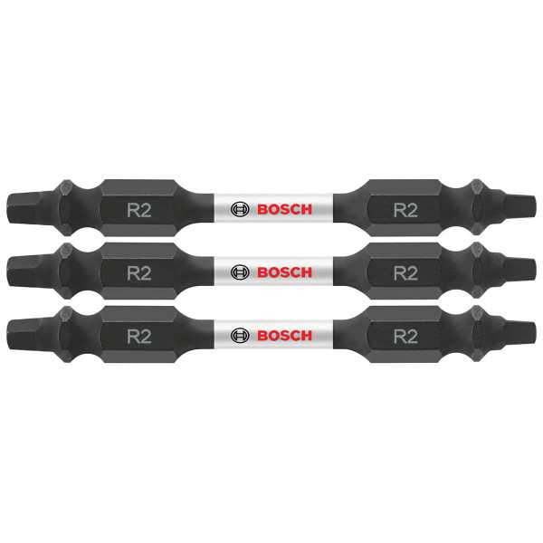 Bosch ITDESQ22503 3 pc. Impact Tough 2.5 In. Square #2 Double-Ended Bits