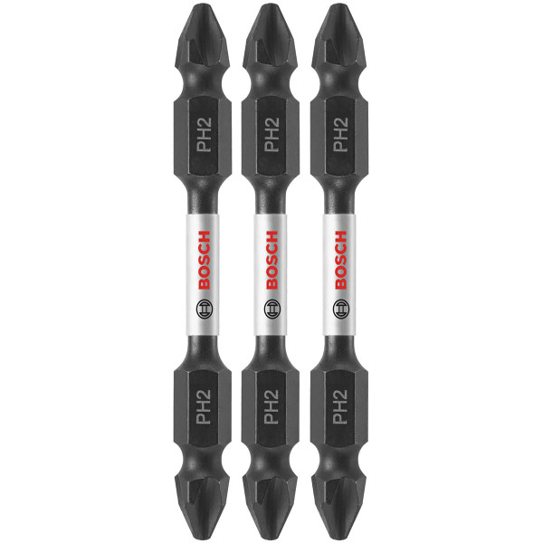 Bosch ITDEPH22503 3 pc. Impact Tough 2.5 In. Phillips #2 Double-Ended Bits