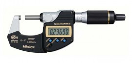 Mitutoyo 293-180-40 QuantuMike Coolant Proof Micrometer with SPC output, 0 to 1" (0 to 25.4 mm)
